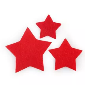 Sterne Filz 40Stk