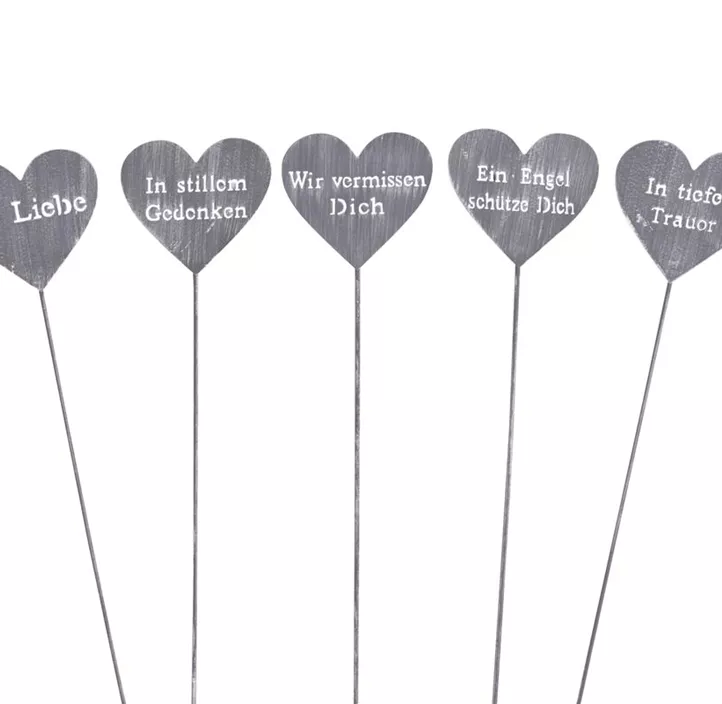 Stecker Herz mit Spruch