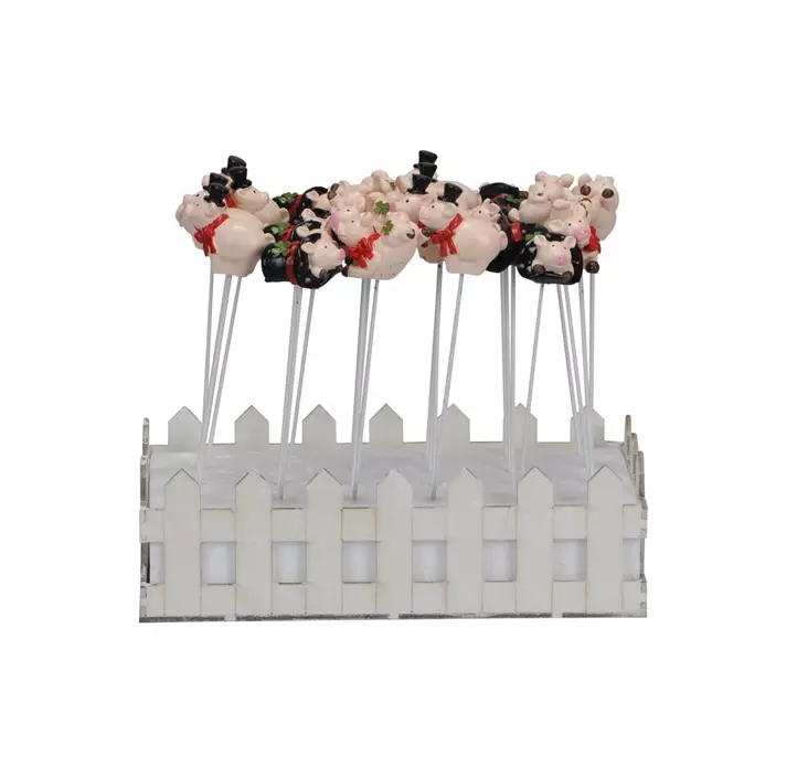 Stecker Schwein aus Polyresin