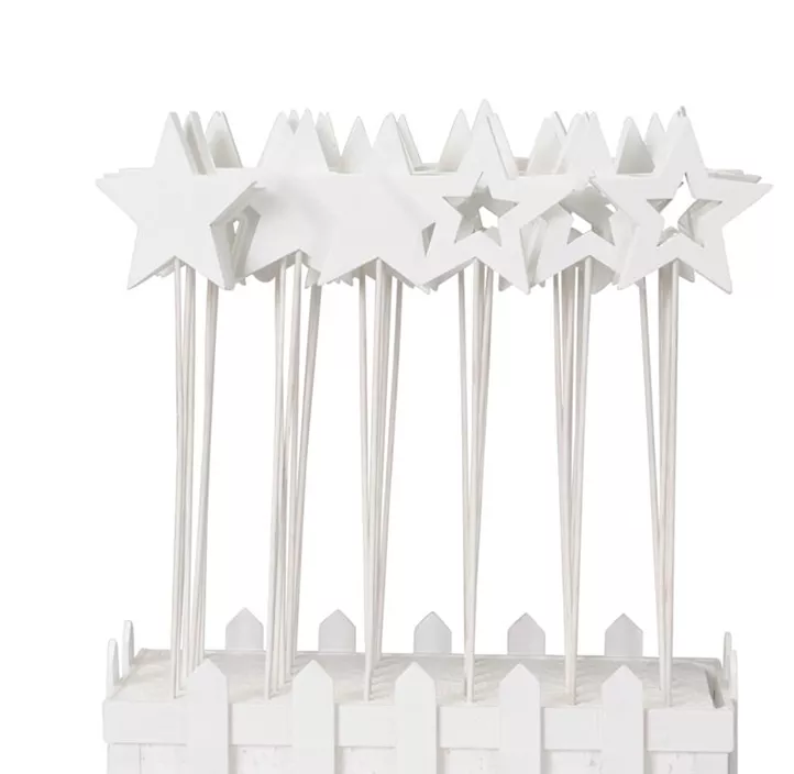 Stecker Stern, weiß