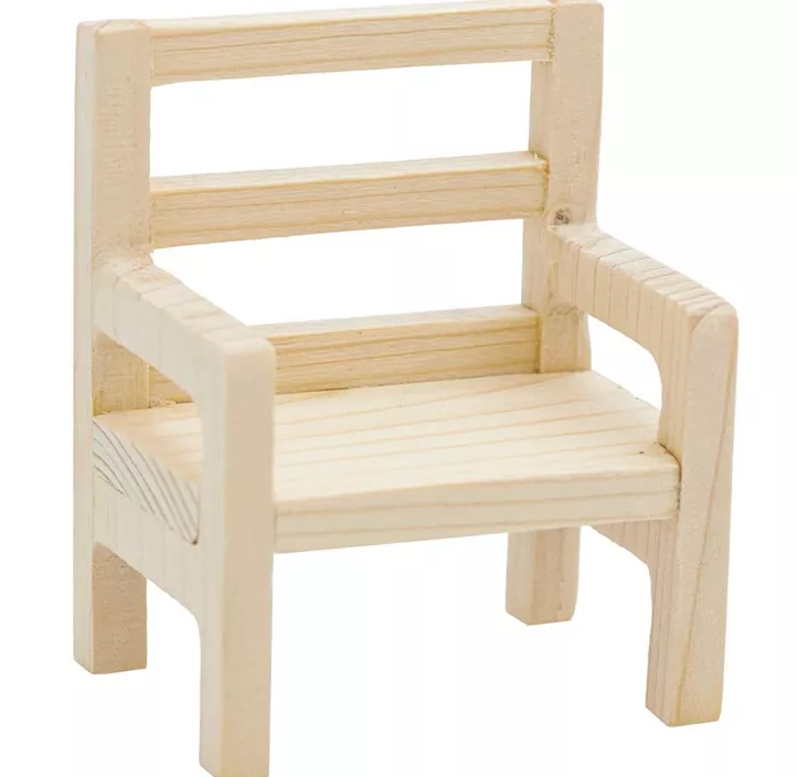 Miniatur Stuhl, quadratisch