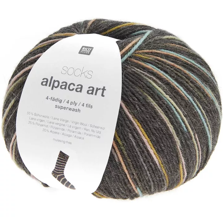 Sockenwolle Socks Alpaca Art 4F