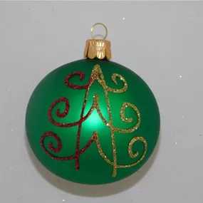 Glaskugel Baumornament