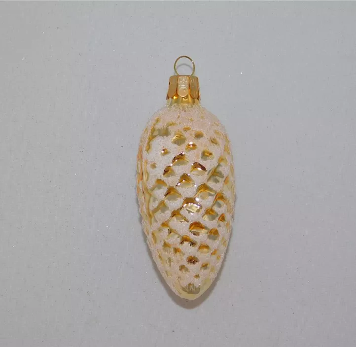 Glaszapfen, gold