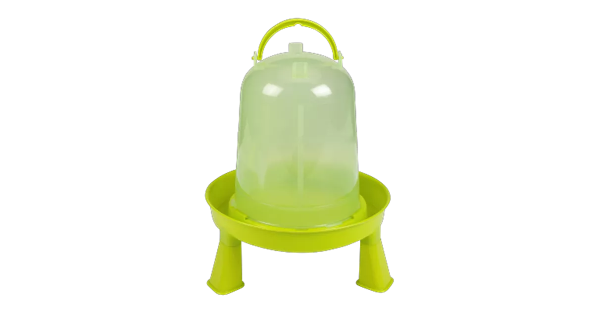 Matavipro Tränke 3 Liter - Kunststoff Mit Griff & Füßen - Praktisch Für Haustiere & Kleintiere