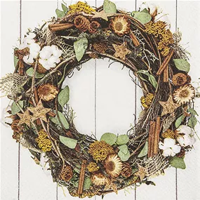 Serviette Country Wreath Serviette Country Wreath