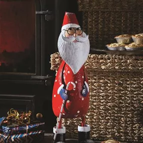 Metallfigur Schneemann