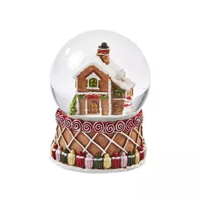 Schneekugel Lebkuchenhaus