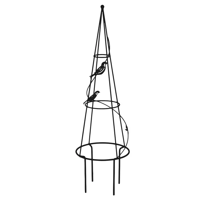 Rankhilfe Pyraminde mit Vögel Kataliin