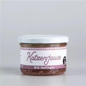 Katzenjause Bio Geflügel im Glas