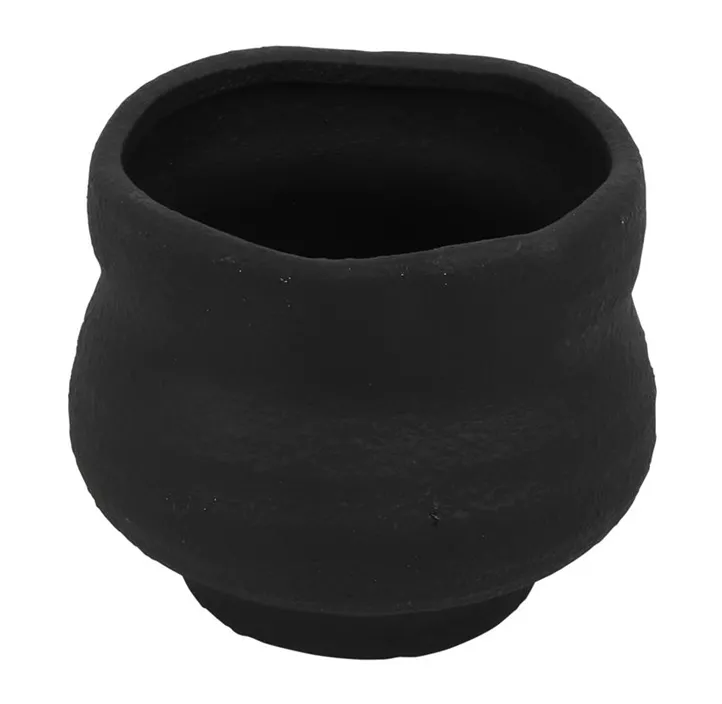 Übertopf Poppy, schwarz