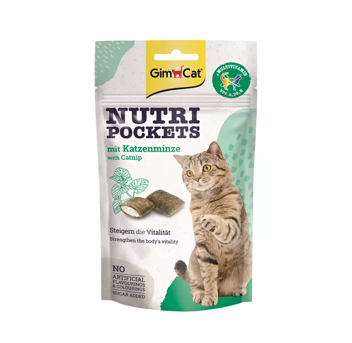 GimCat® Nutri Pockets Minze+Vitamin