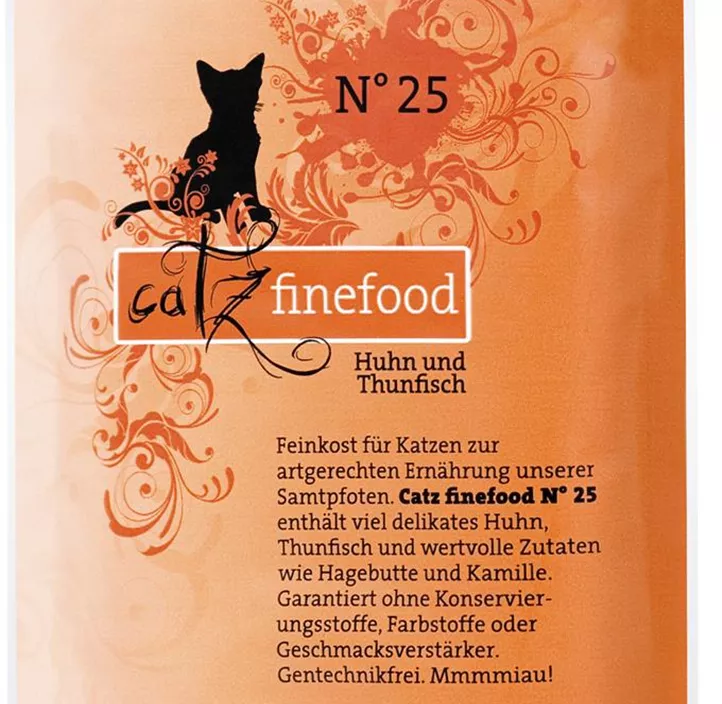 Catz finefood Huhn+Thunfisch No.25
