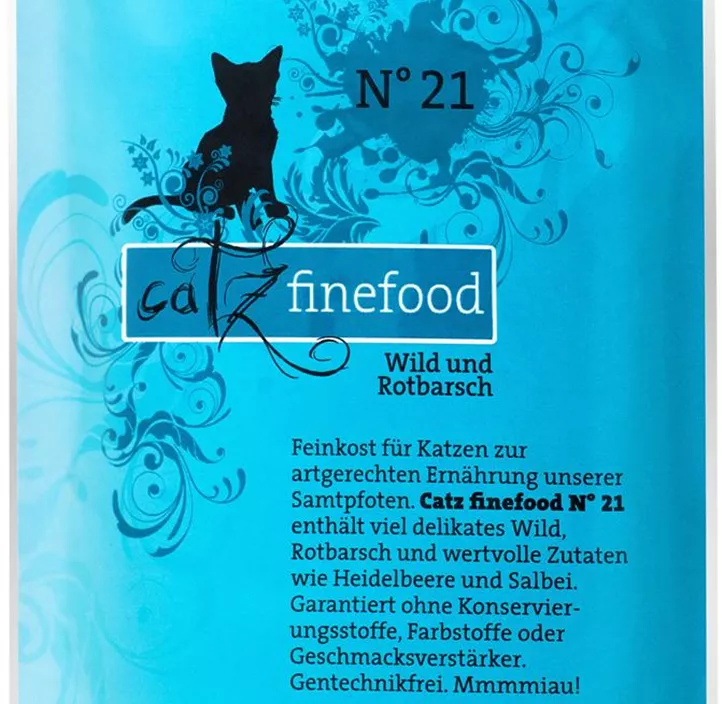 Catz finefood Wild+Rotbarsch No.21