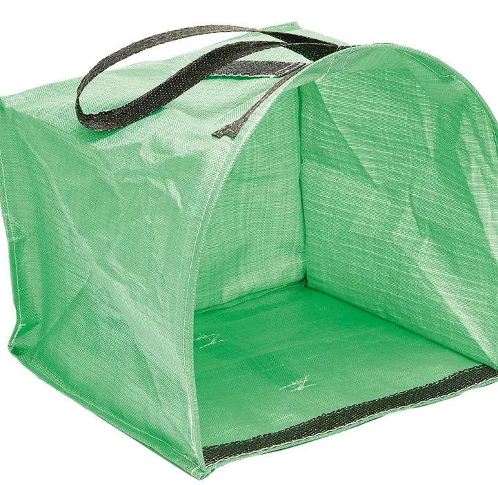 Laubsack selbststehend, halbrund mit 4 Griffe, 200Liter