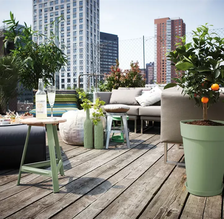 Pflanzgefäß Loft Urban hoch