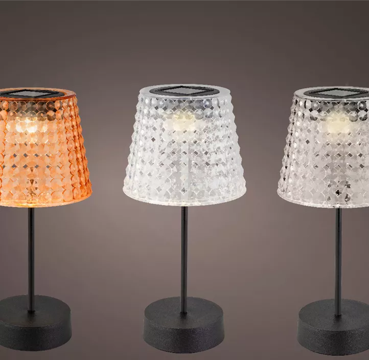 Solar Tischlampe retro