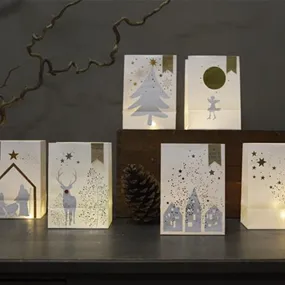 Winter Schattenlichttüte
