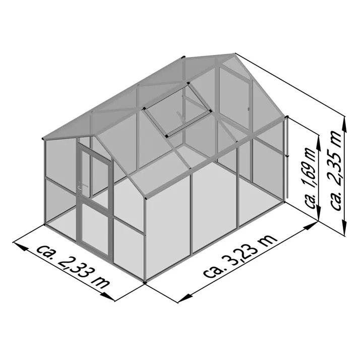 Gewächshaus Modell Aptasia III