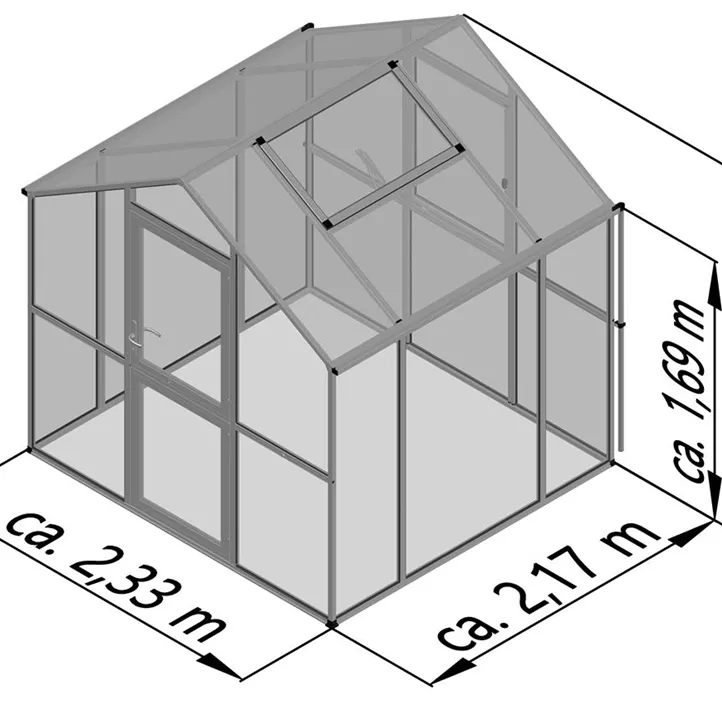 Gewächshaus Modell Aptasia III-s