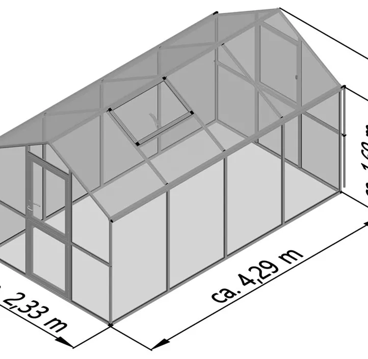 Gewächshaus Modell Aptasia IV