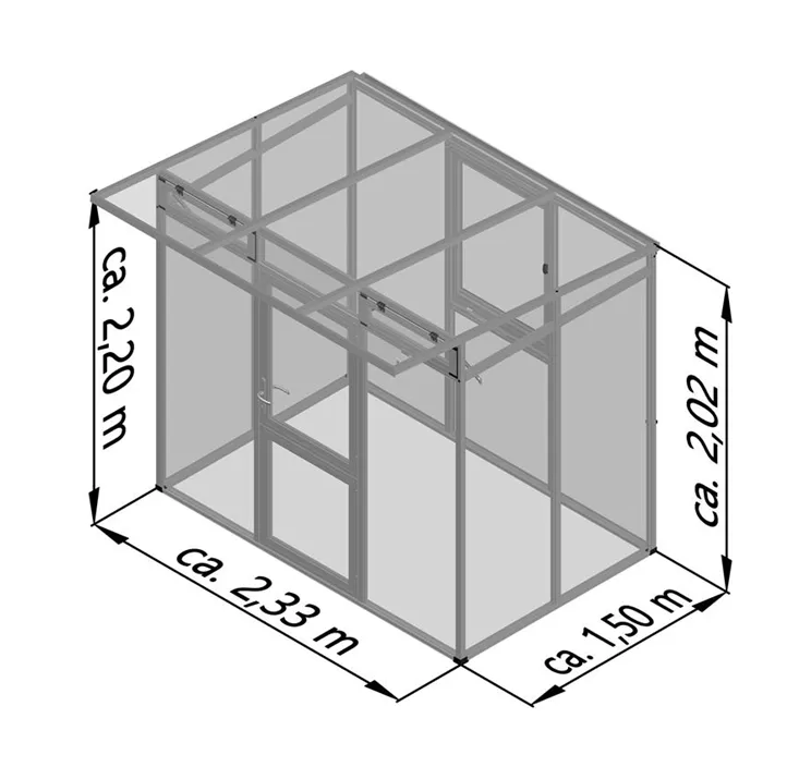 Gewächshaus Santini II - small