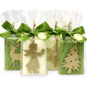 Schafmilchseife eckig Weihnachtsmotiv Schafmilchseife eckig Weihnachtsmotiv