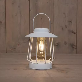 Solar Tischlampe retro, Laterne