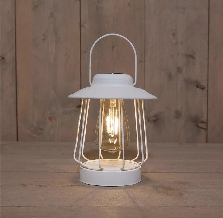 Solar Tischlampe retro, Laterne