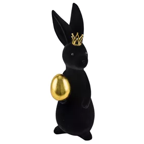 Kunststoffhase mit Ei