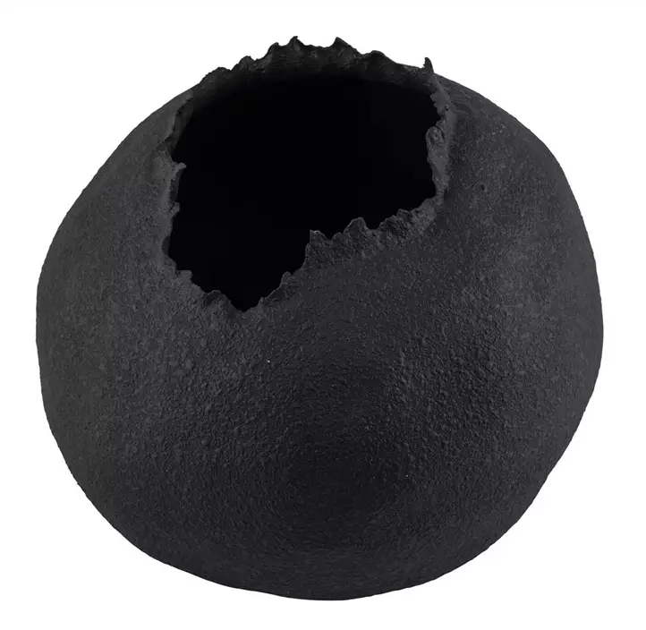 Terracottavase Kugelform