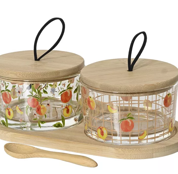 Tapas Set aus Glas