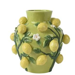 Vase Zitronenzweigen