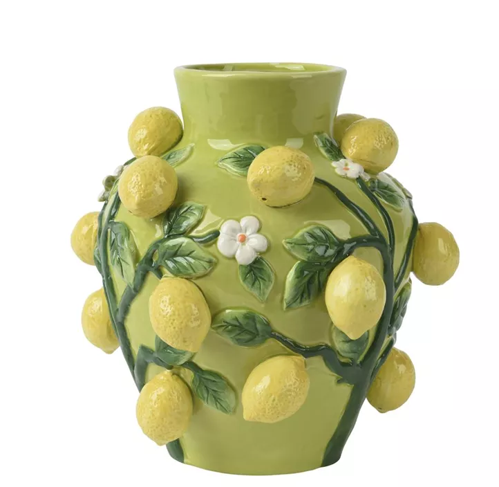 Vase Zitronenzweigen