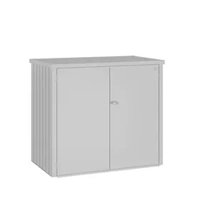 Mülltonnenbox Alex Duo silber