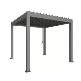 Pergola 3 x 3 quarzgrau