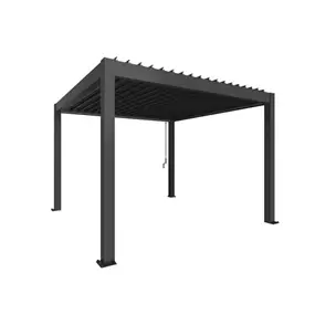 Pergola 3,5 x 3,5 dunkelgrau