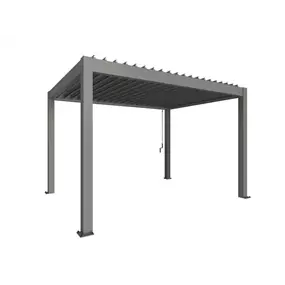 Pergola 4 x 3 quarzgrau