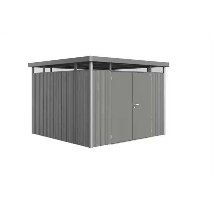 Gerätehaus HighLine H6 quarzgrau, Doppeltür