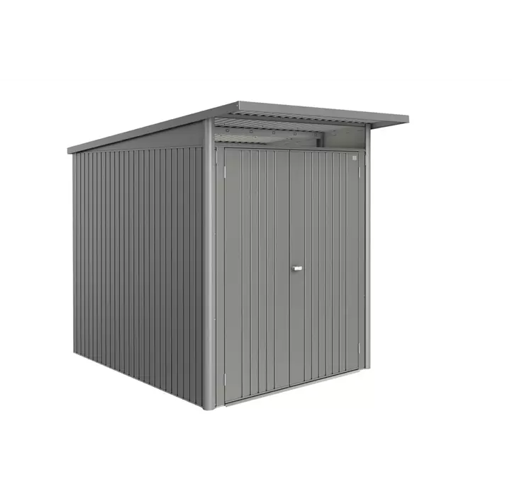 Gerätehaus AvantGarde ECO A2 quarzgrau mit Doppeltür