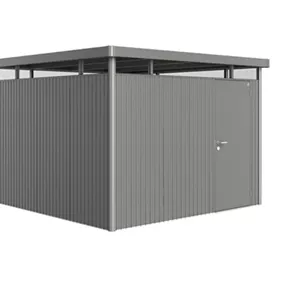 Gerätehaus HighLine H6 quarzgrau, Standardtür