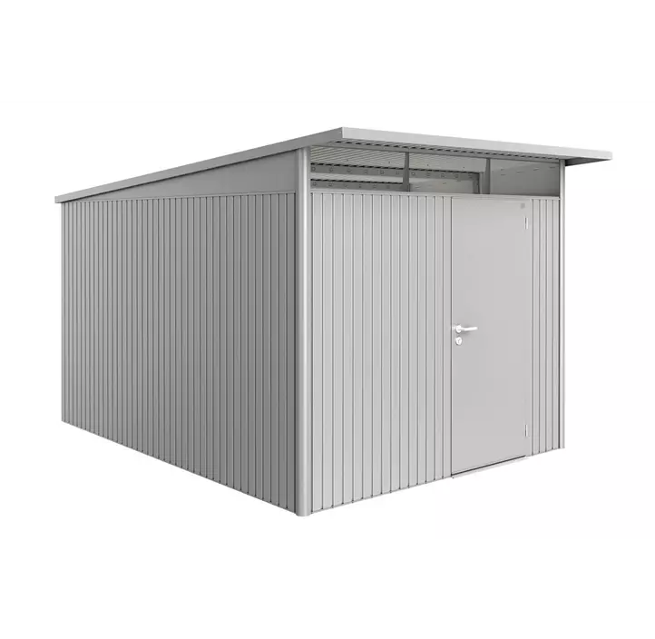 Gerätehaus AvantGarde A8 silber mit Standardtür
