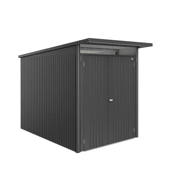 Gerätehaus AvantGarde ECO A3 dunkelgrau mit Doppeltür