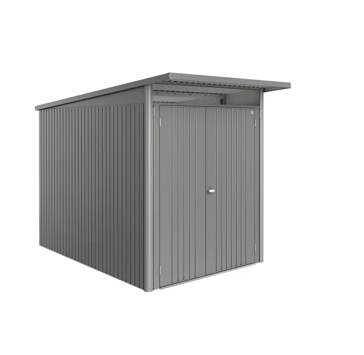 Gerätehaus AvantGarde ECO A3 quarzgrau mit Doppeltür