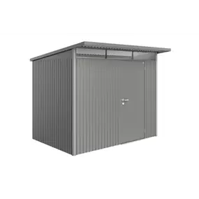 Gerätehaus AvantGarde A5 quarzgrau mit Standardtür
