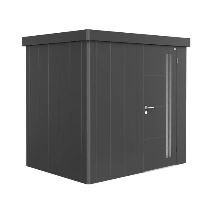 Gerätehaus Neo 1B Standardtür, dunkelgrau