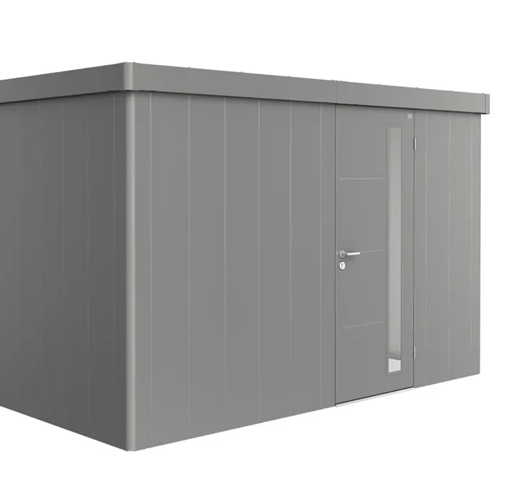 Gerätehaus Neo 1D Standardtür, quarzgrau