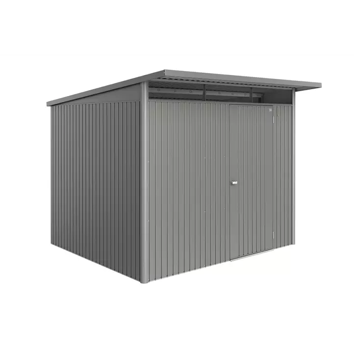 Gerätehaus AvantGarde ECO A6 quarzgrau mit Standardtür