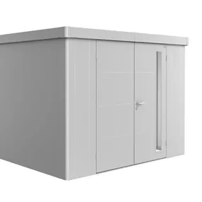 Gerätehaus Neo 2C Doppeltür,silber