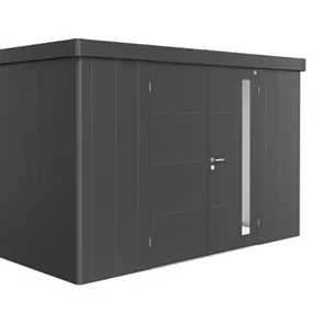 Gerätehaus Neo 2D Doppeltür,dunkelgrau